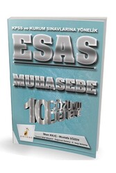 Pelikan Yayıncılık 2018 KPSS ve Kurum Sınavlarına Yönelik ESAS Muhasebe 10 Çözümlü Deneme - Pelikan Yayınları