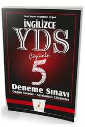 Pelikan Yayınları YDS Çözümlü 5 Deneme Sınavı - Pelikan Yayınları