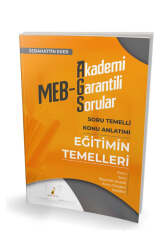 Pelikan Yayınları 2025 MEB-AGS Eğitimin Temelleri Soru Temelli Konu Anlatımı - Pelikan Yayınları