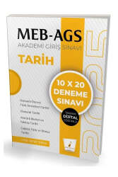 Pelikan Yayınları 2025 MEB-AGS Tarih Tamamı Dijital Çözümlü 10x20 Deneme - Pelikan Yayınları