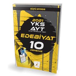 Pelikan Yayıncılık - ​Pelikan Yayınları AYT 2021 Edebiyat Dijital Çözümlü 10 Deneme Sınavı