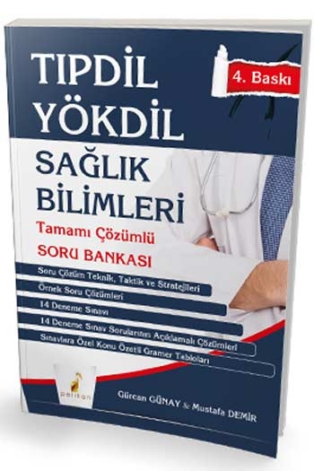 Pelikan Yayınları TIPDİL YÖKDİL Sağlık Bilimleri Tamamı Çözümlü Soru Bankası