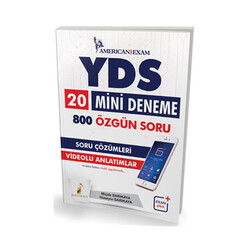 Pelikan Yayıncılık - ​Pelikan Yayınları YDS 20 Mini Deneme 800 Özgün Soru