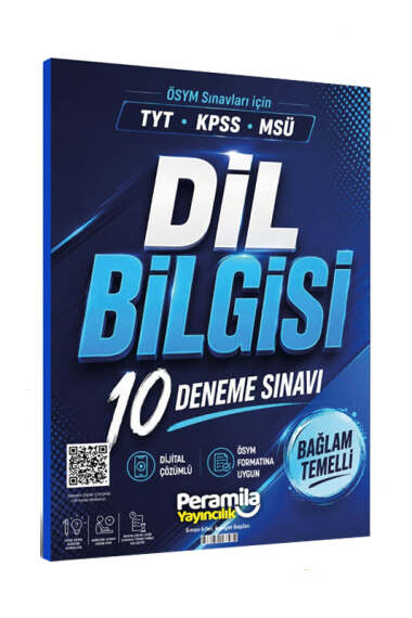 PeraMila Yayıncılık TYT KPSS MSÜ Dil Bilgisi Tamamı Dijital Çözümlü 10 Deneme Sınavı - 1