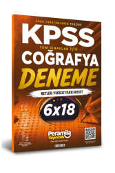 PeraMila Yayıncılık KPSS ve Tüm Sınavlar İçin Coğrafya 6x18 Tamamı Çözümlü Deneme Sınavı - PeraMila Yayıncılık