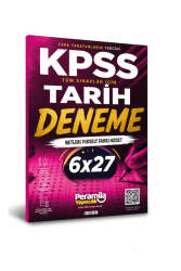 PeraMila Yayıncılık KPSS ve Tüm Sınavlar İçin Tarih 6x27 Tamamı Çözümlü Deneme Sınavı - PeraMila Yayıncılık