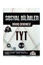 PES Yayınları - Pes Yayınları TYT Sosyal Bilimler Branş Denemesi
