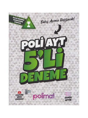 Polimat Yayınları AYT 5 li Deneme Sınavı - 1