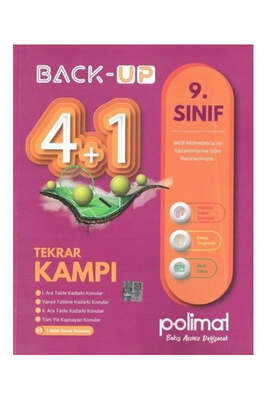 Polimat Yayınları 9.Sınıf Back Up 4+1 Kamp Kitabı - 1