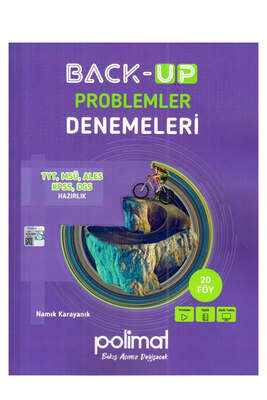 Polimat Yayınları TYT Problemler Back-Up 20 Deneme - 1