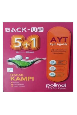 Polimat Yayınları AYT Eşit Ağırlık Back-Up 5+1 Tekrar Kampı - 1