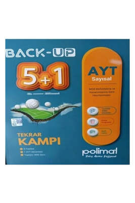 Polimat Yayınları AYT Sayısal Back-Up 5+1 Tekrar Kampı - 1