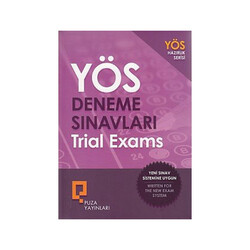 Puza Yayınları - Puza Yayınları YÖS Deneme Sınavları Trial Exams