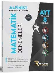 Rasyonel Yayınları - Rasyonel Yayınları AYT Matematik Alpinist Aşamalı 8 Deneme