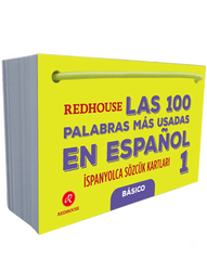 Redhouse Yayınevi - Redhouse Las 100 Palabras Mas Usadas En Espanol İspanyolca Sözcük Kartları 1