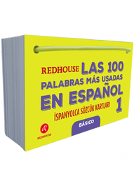 Redhouse Las 100 Palabras Mas Usadas En Espanol İspanyolca Sözcük Kartları 1 - Redhouse Yayınevi