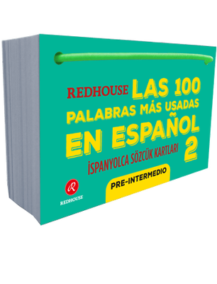 Redhouse Las 100 Palabras Mas Usadas En Espanol İspanyolca Sözcük Kartları 2 - 1