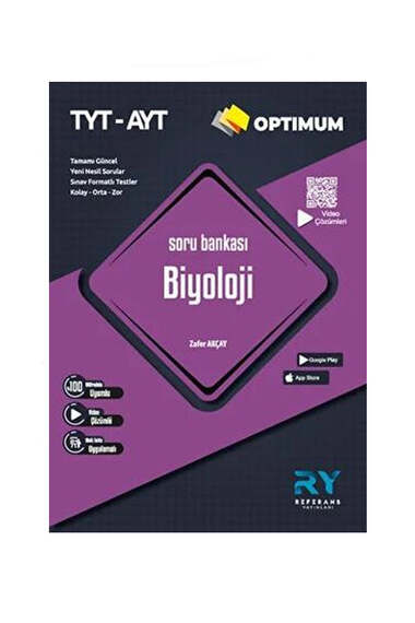 Referans Yayınları Optimum TYT-AYT Biyoloji Soru Bankası - 1