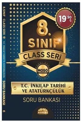 ​Robert Yayınları 8. Sınıf T.C. İnkılap Tarihi ve Atatürkçülük Class Serisi Soru Bankası - 1