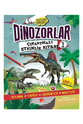 Sabri Ülker Vakfı Yayınları Dinozorlar Çıkartmalı Etkinlik Kitabı 1 - 1