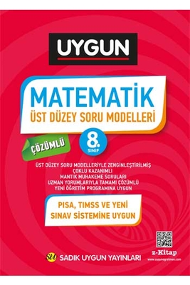 Sadık Uygun Yayınları 8. Sınıf Matematik Çözümlü Üst Düzey Soru Modelleri - 1