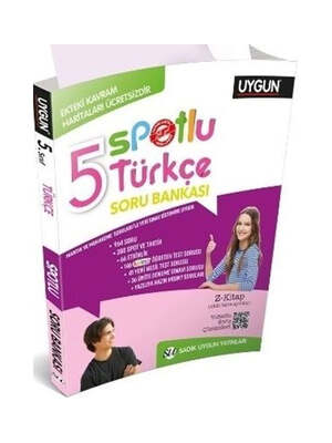 Sadık Uygun Yayınları 5.Sınıf Spotlu Türkçe Soru Bankası - 1