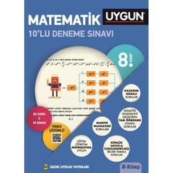 Sadık Uygun Yayınları - Sadık Uygun Yayınları 8. Sınıf Matematik 10 lu Deneme Sınavı
