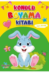 Konulu Boyama Kitabı - Sarı Kitap Sancak Yayınları - Sancak Yayınları