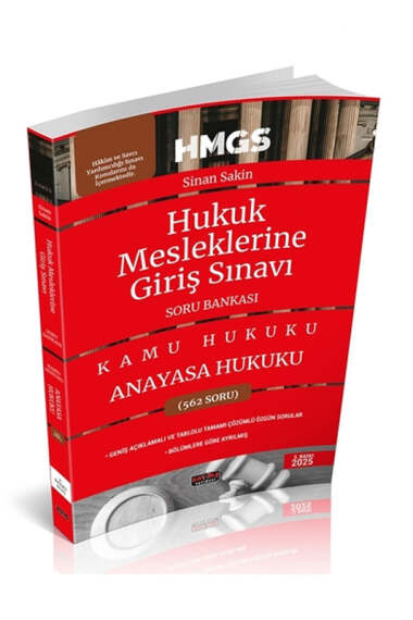 Savaş Yayınları 2025 HMGS Anayasa Hukuku Soru Bankası - 1