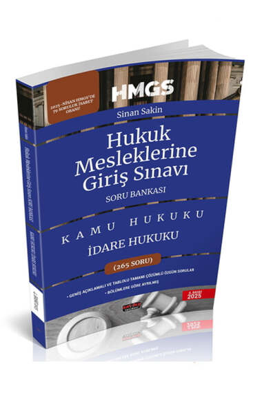 Savaş Yayınları 2025 HMGS İdare Hukuku Soru Bankası 4.Baskı - 1