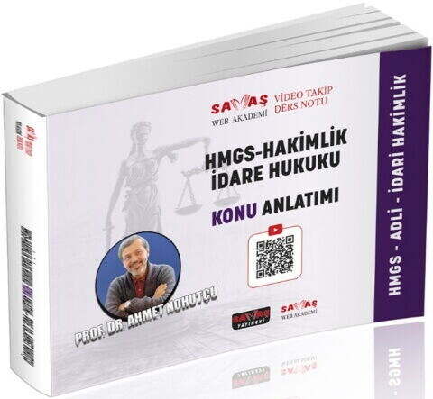 Savaş Yayınları HMGS Adli İdari Hakimlik İdare Hukuku Konu Anlatımı - 1