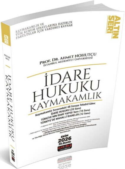 Savaş Yayınları İdare Hukuku Konu Anlatımı - 1