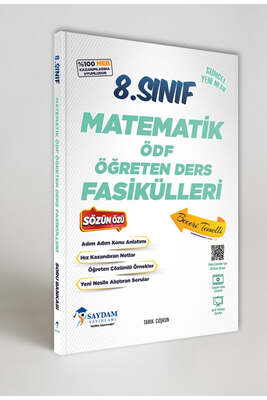 Saydam Yayınları 8. Sınıf Matematik ÖDF Öğreten Ders Fasikülleri - 1