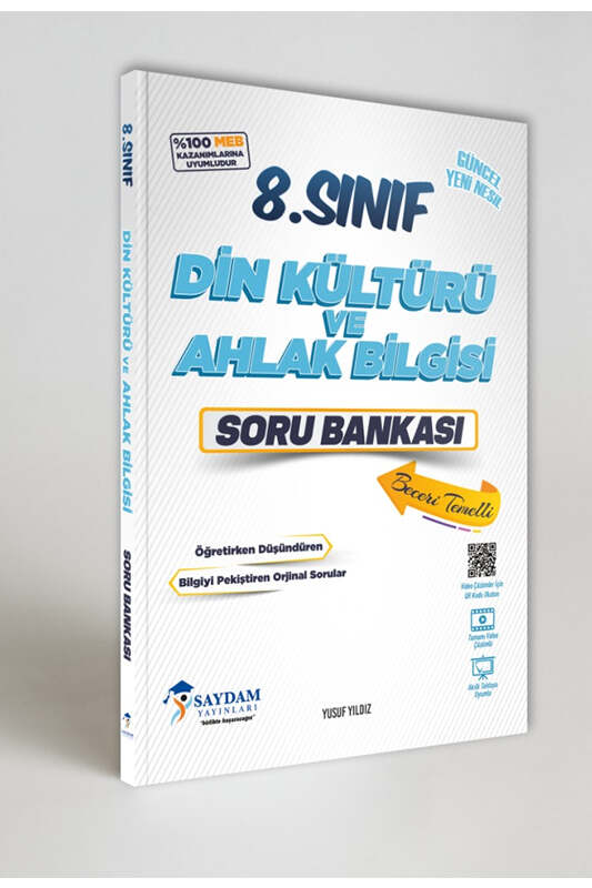 Saydam Yayınları 8. Sınıf Din Kültürü ve Ahlak Bilgisi Soru Bankası