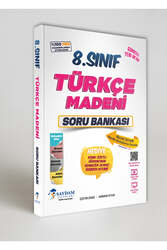 Saydam Yayınları - Saydam Yayınları 8. Sınıf Türkçe Madeni Soru Bankası ve Olmazsa Olmaz Başvuru Kitabı