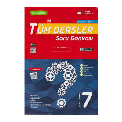SBM Yayınları 7. Sınıf Tüm Dersler Soru Bankası - 1