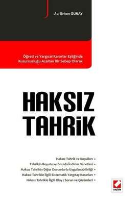 Seçkin Yayıncılık Haksız Tahrik - 1