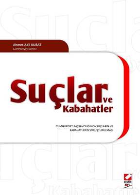 Seçkin Yayıncılık Suçlar ve Kabahatler - 1