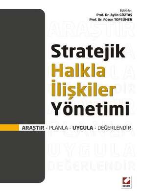 Seçkin Yayıncılık Stratejik Halkla İlişkiler Yönetimi Araştır - Planla - Uygula - Değerlendir - 1