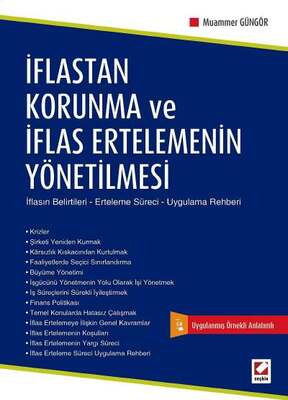 Seçkin Yayıncılık İflastan Korunma ve İflas Ertelemenin Yönetilmesi - 1