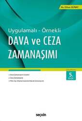 Seçkin Yayıncılık - Seçkin Yayıncılık Uygulamalı - ÖrnekliDava ve Ceza Zamanaşımı