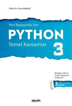 Seçkin Yayıncılık Yeni Başlayanlar İçinPython 3 Temel Kavramlar - 1