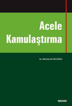 Seçkin Yayıncılık Acele Kamulaştırma - 1