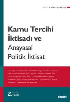 Seçkin Yayıncılık Kamu Tercihi İktisadı ve Anayasal Politik İktisat - 1