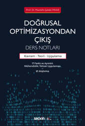 Seçkin Yayıncılık Doğrusal Optimizasyondan Çıkış: Ders Notları Kavram - Teori ve Uygulama - Seçkin Yayıncılık