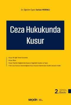 Seçkin Yayıncılık Ceza Hukukunda Kusur - 1