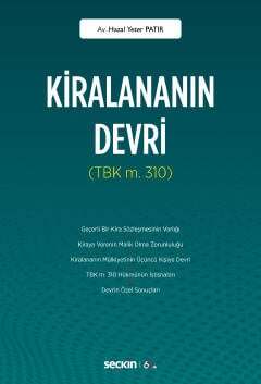 Seçkin Yayıncılık Kiralananın Devri TBK m. 310 - 1