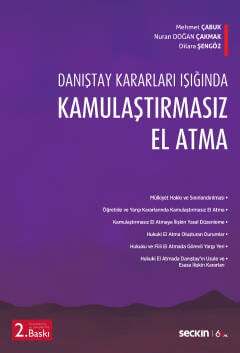 Seçkin Yayıncılık Danıştay Kararları IşığındaKamulaştırmasız El Atma - 1