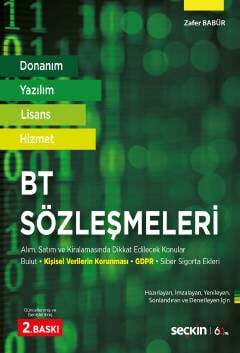 Seçkin Yayıncılık Donanım, Yazılım, Lisans, HizmetBT Sözleşmeleri Bulut - Kişisel Verilerin Korunması - GDPR - Siber Sigorta Ekleri - 1