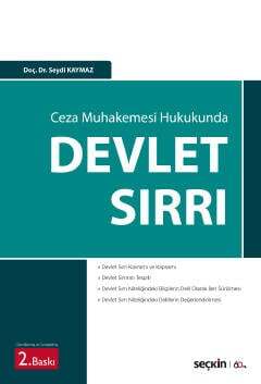 Seçkin Yayıncılık Ceza Muhakemesi Hukukunda Devlet Sırrı - 1